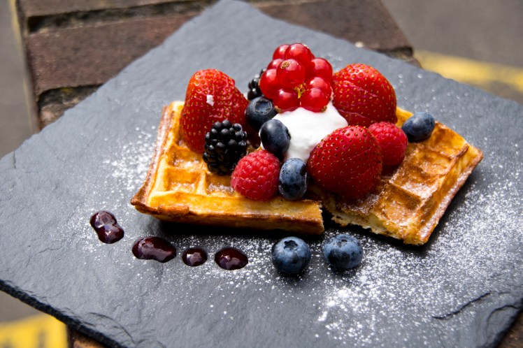 Waffle On at The Watch House - Seasonal Fruit Waffle 1 (credit Lukas Kratochvil)